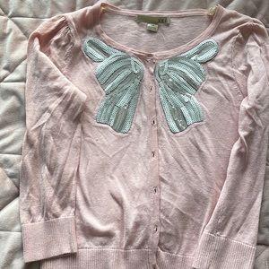 Size small. Soft pink Cardigan